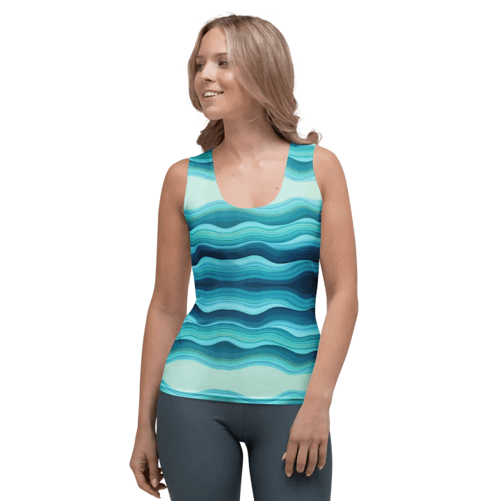 Oceanic Wave Allure Tank Top product image (1)