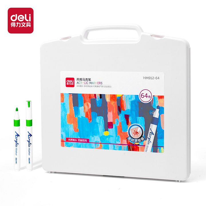 Deli Fine Tip Acrylic Paint Markers Pen product image (1)