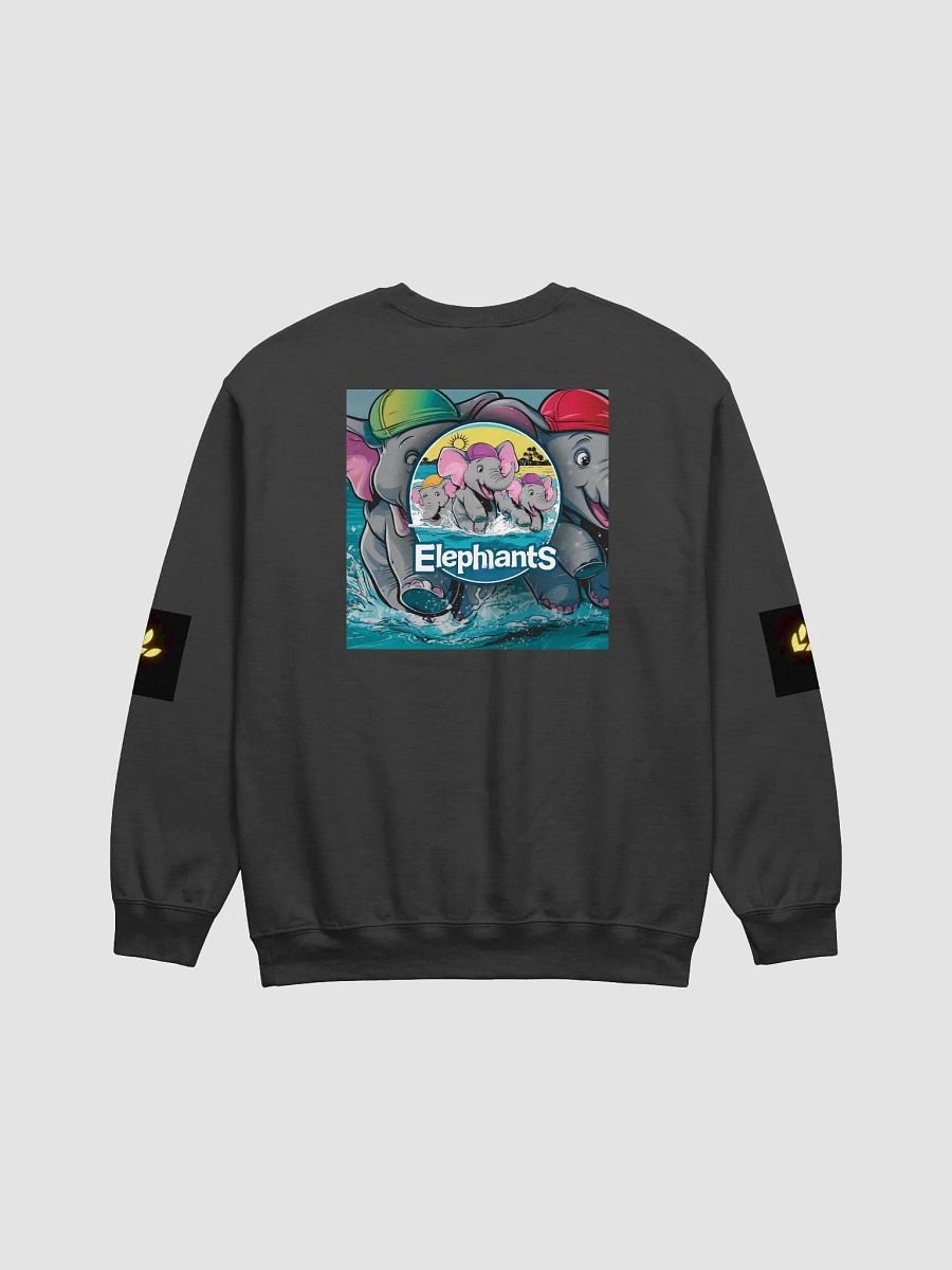 Joyful Elephants Crewneck Sweatshirt product image (20)