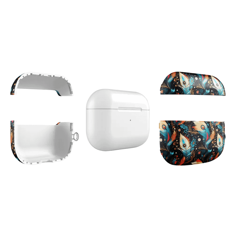Ethereal Feathers All-Over Print AirPods® Case product image (2)