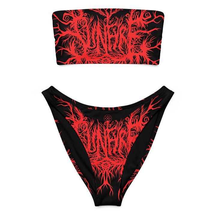 Sunfyre Red Metal Logo Bikini product image (1)