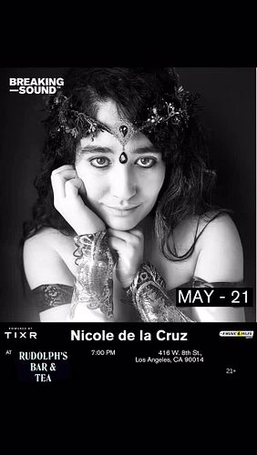 🔥JUST ADDED: One night only in LA! #nicoledelacruz #nicolemariedlc #singer #losangeles #actress #pov #poprock #fantasy #fanta...