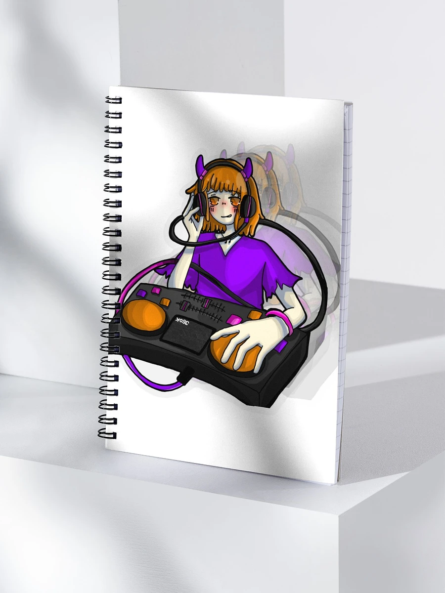 DJ Demon Girl Spiral Notebook product image (3)