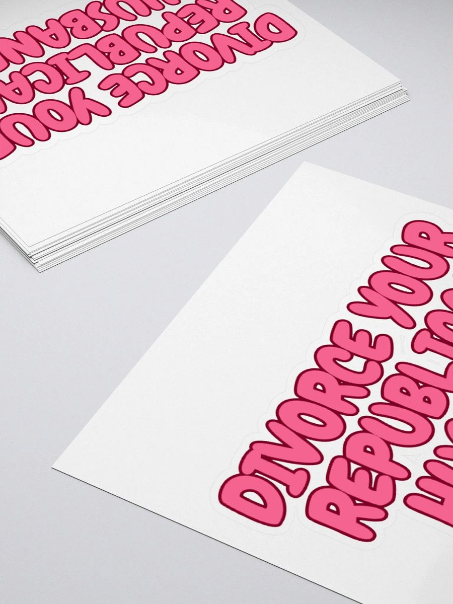 Divorce Your Republican Husband Sticker product image (4)