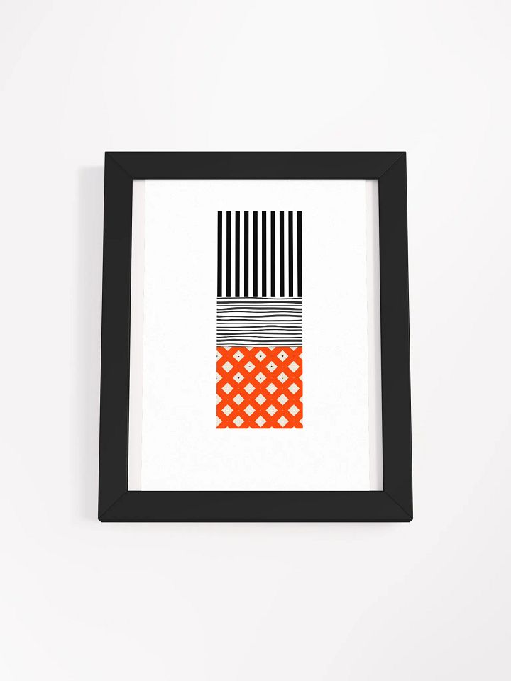Geometric Harmony Matte Poster product image (9)
