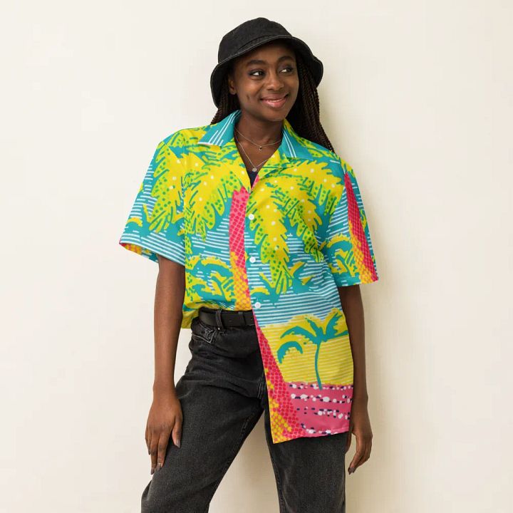 Neon Tropics Button-Down Shirt product image (2)