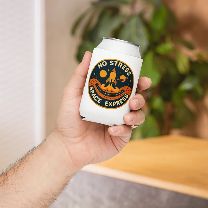 No Stress Space Express Can Coozie product image (1)