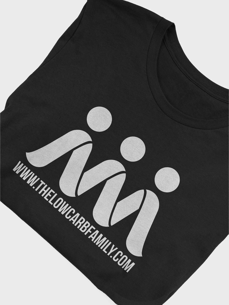 The Low Carb Family Black Logo T-shirt product image (2)