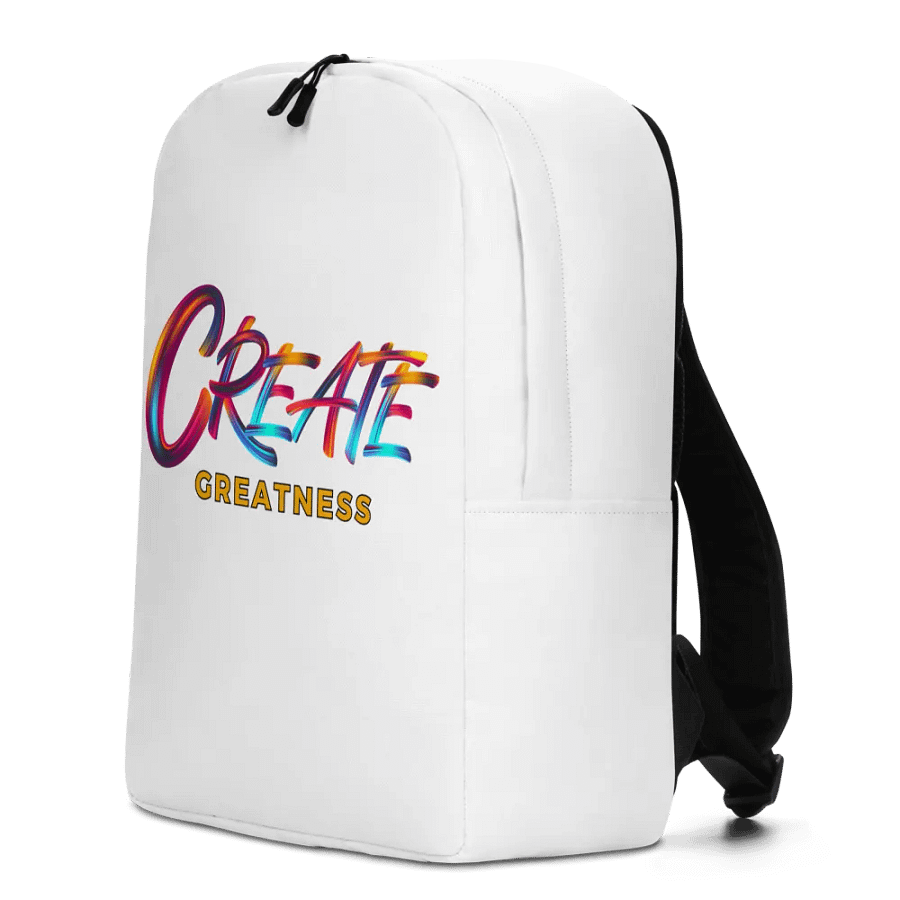 Create Greatness Large Print Backpack product image (11)
