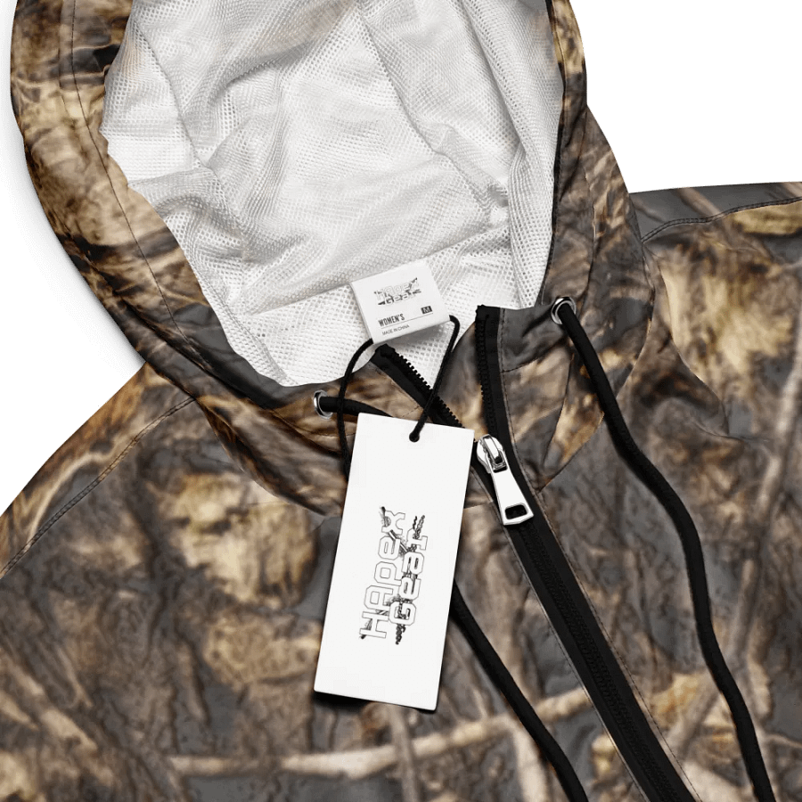 Women's Cropped Windbreaker - It Happennnns Camo - Dead Split product image (12)