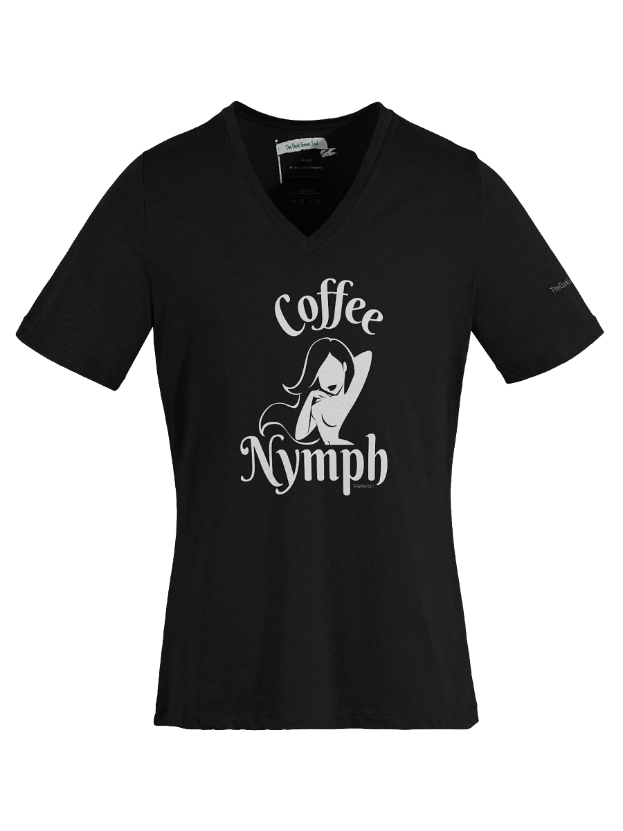 Coffee Nymph White - Women's V-Neck Tee product image (1)