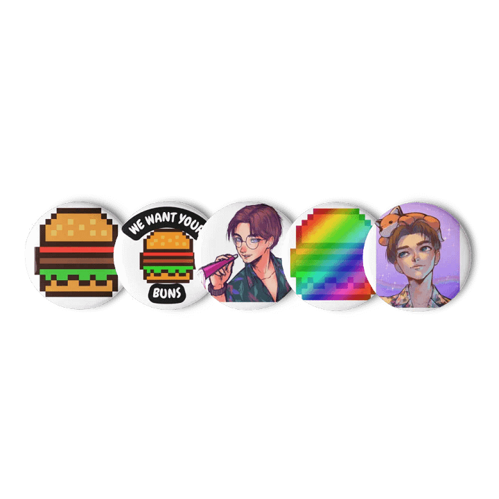 Griffy_Buns Button Collection product image (2)