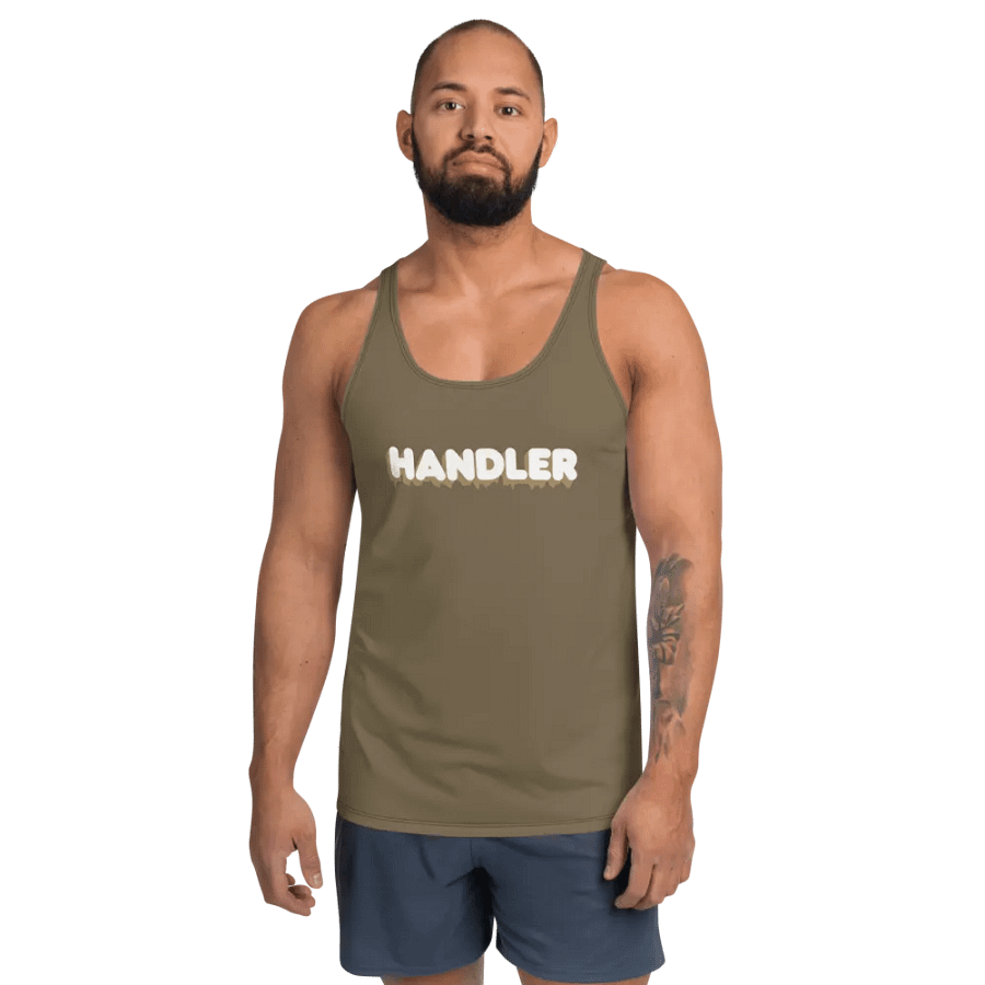 Identity Tank - HANDLER - Brown / Light Brown / White product image (3)