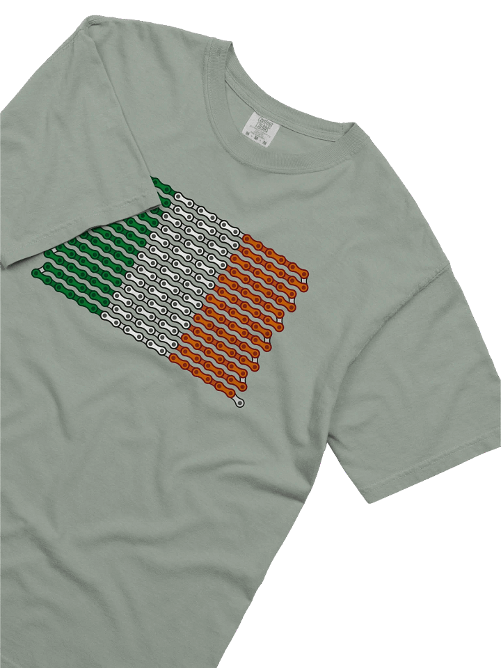 Ireland Bike Chain Flag on Heavyweight Tee product image (2)