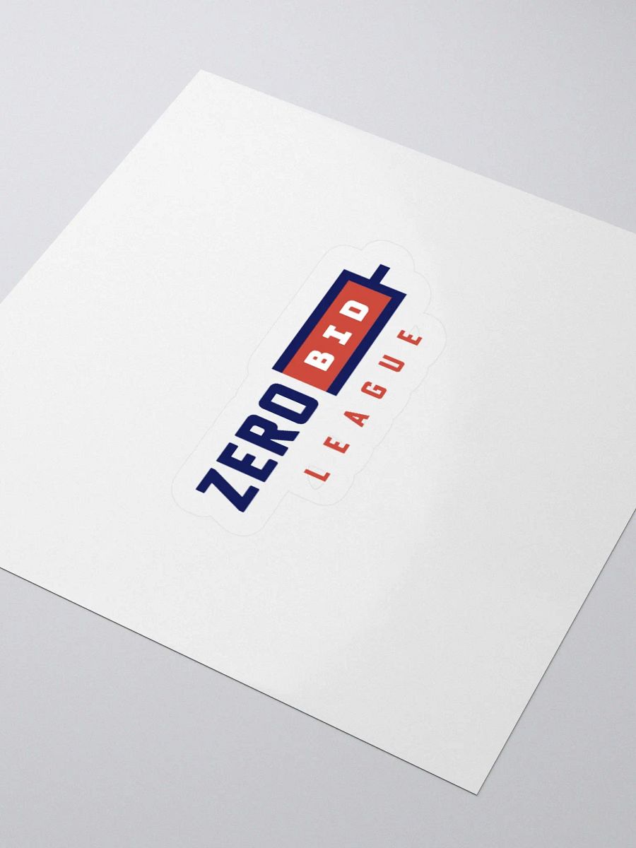 Zero Bid League Sticker product image (6)