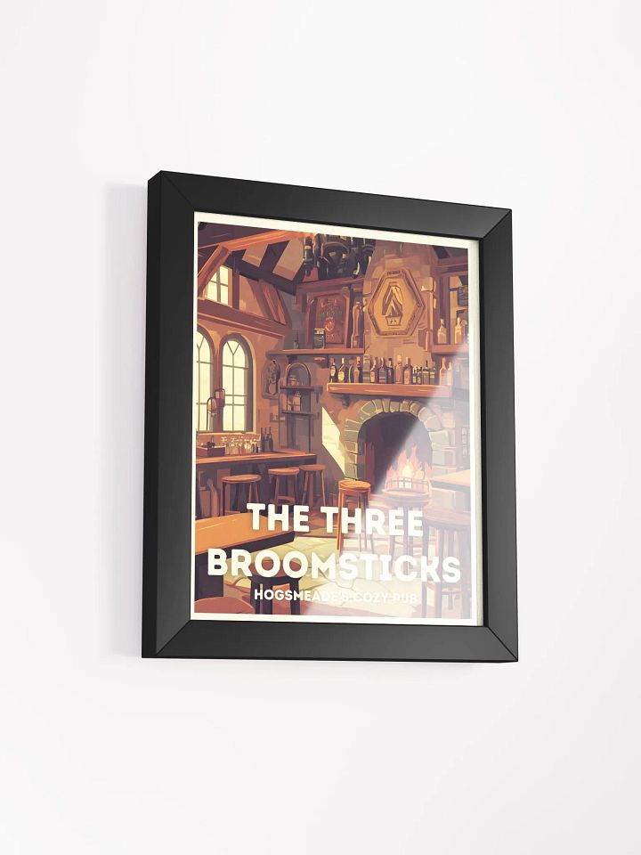 The Three Broomsticks Vintage Travel Poster product image (2)