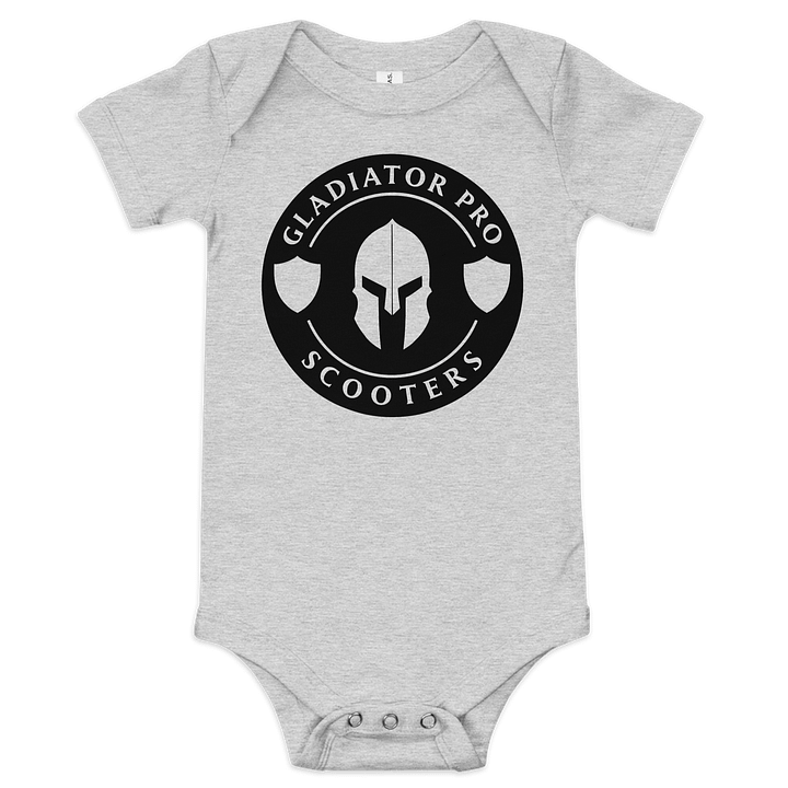 Gladiator onesie (black logo) product image (1)