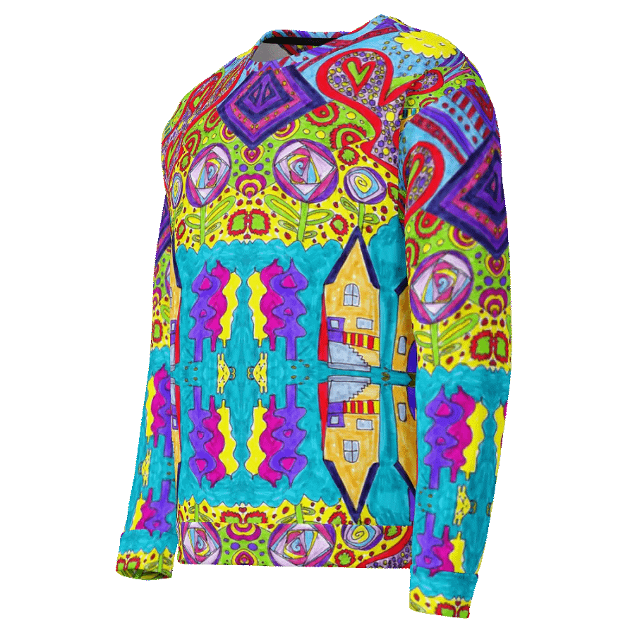 Abstract Doodle Happiness Too Unisex Sweatshirt product image (10)