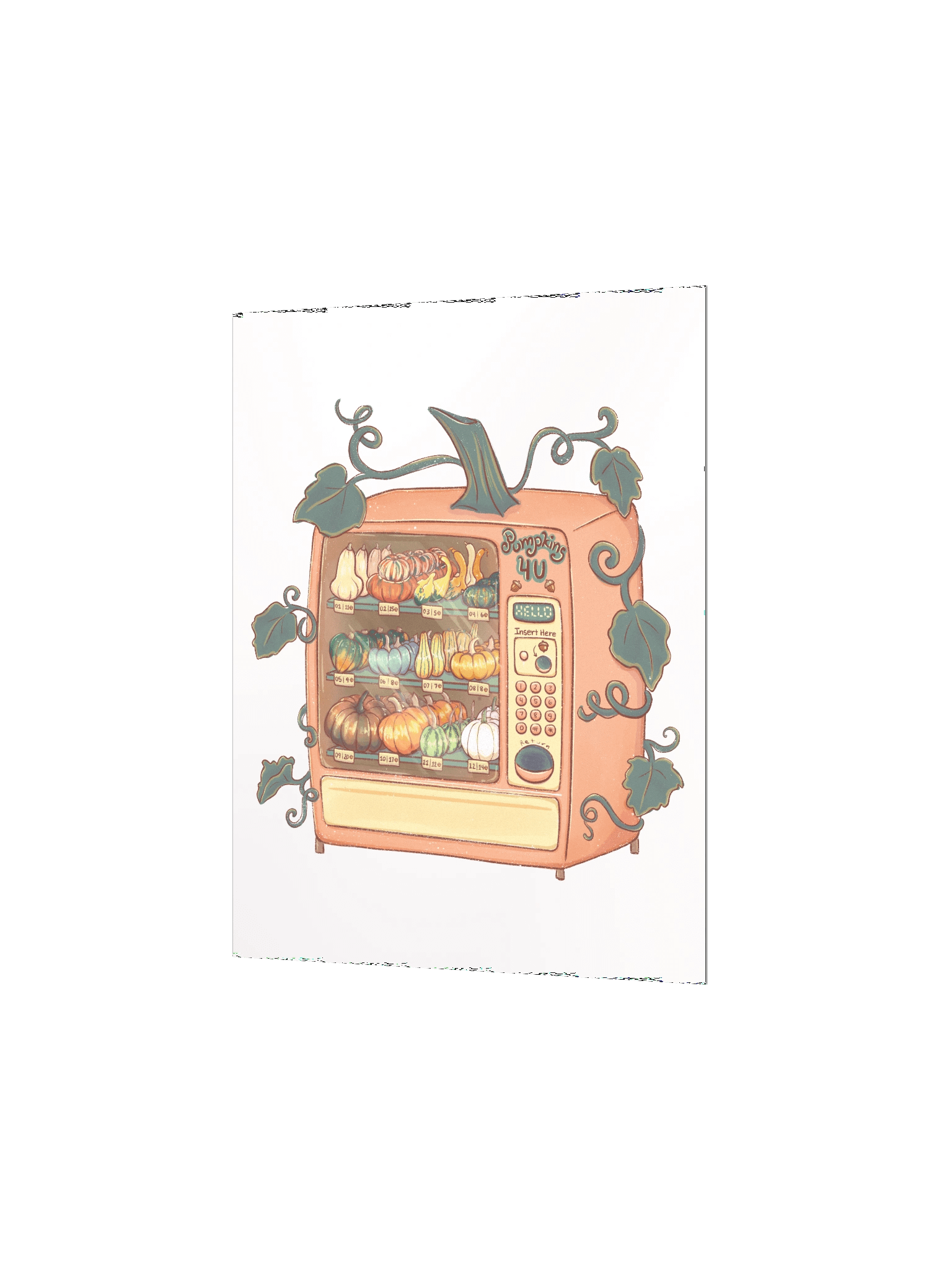 Pumpkin Vending Machine - Print product image (4)