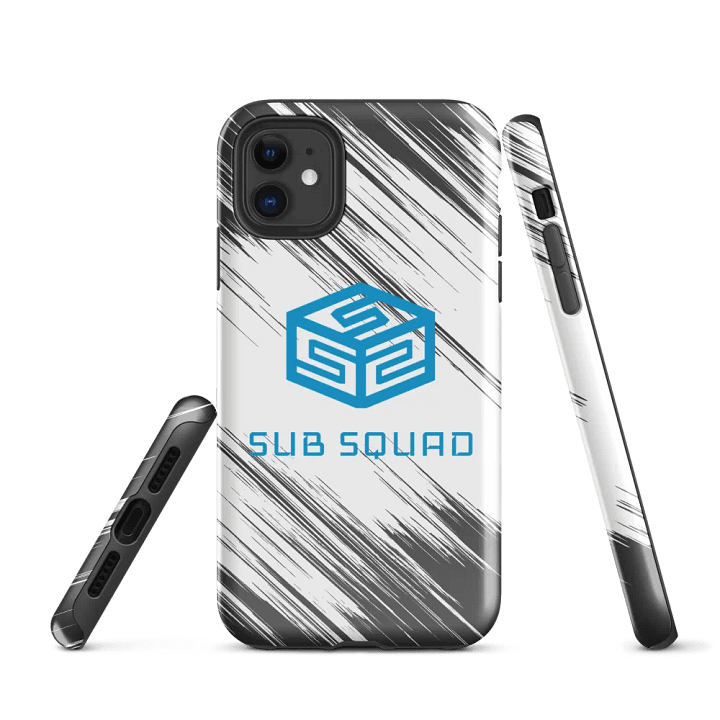 Sub Squad Official Tough iPhone® Case - White & Grey product image (1)