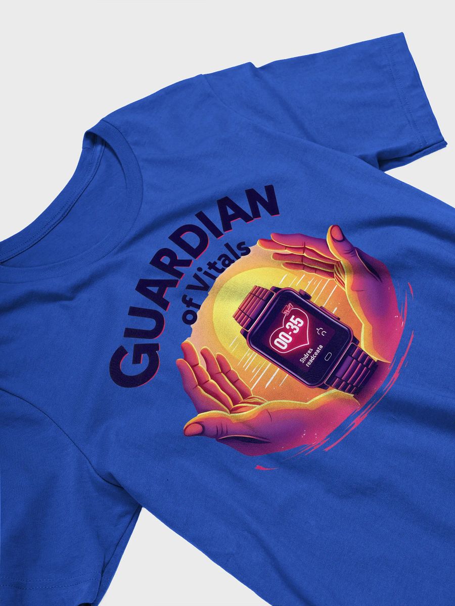 Guardian of Vitals Smartwatch t shirt, vital signs t-shirt product image (3)