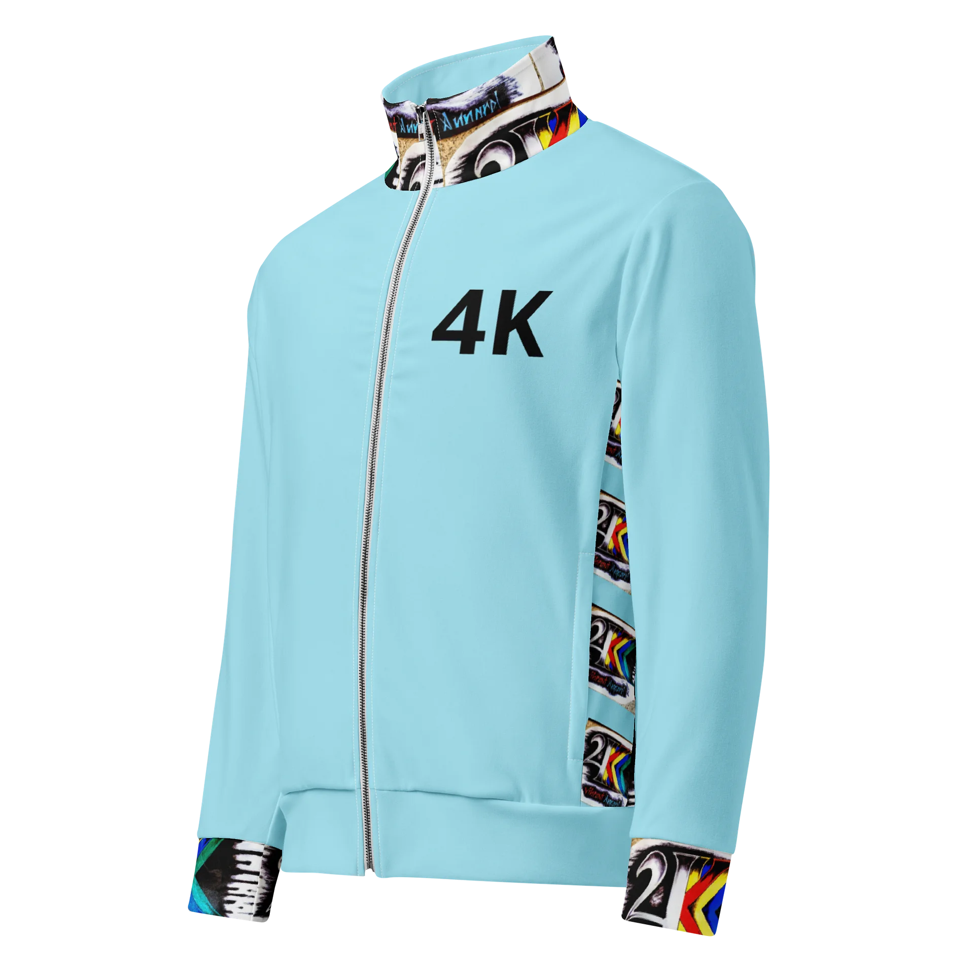 Da Culture 4K Track Jacket Blizzard Blue product image (1)