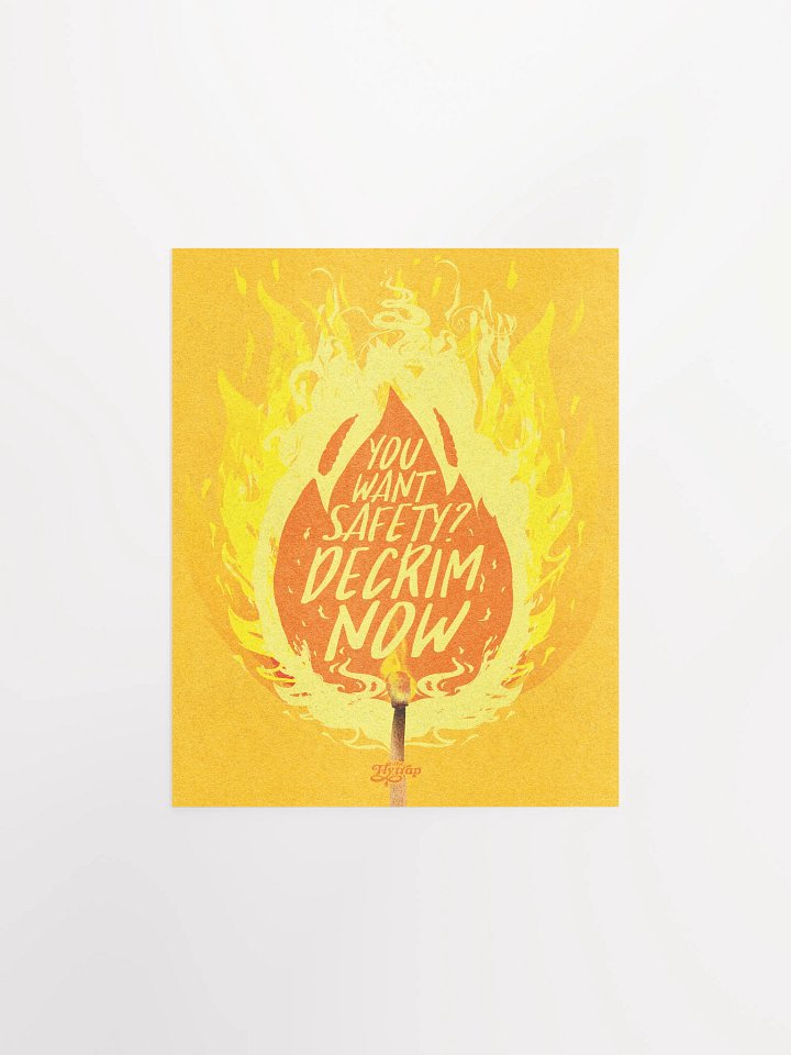 Decrim Now 8x10 poster product image (1)