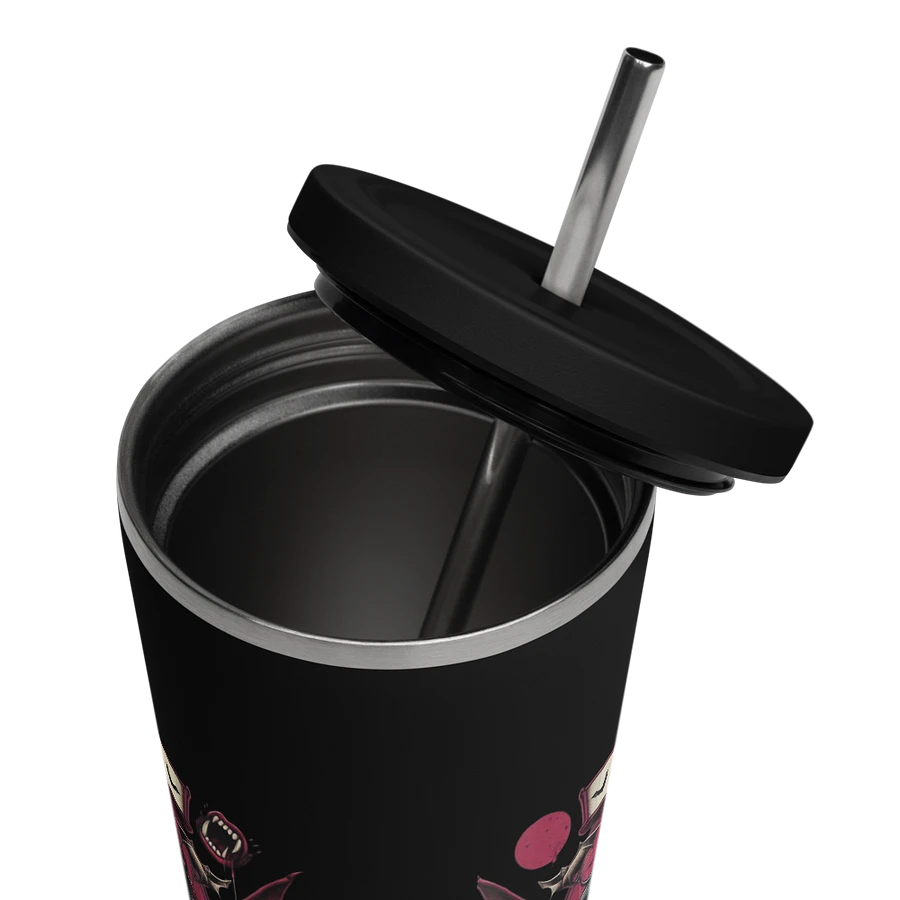 Coffee Is My Blood Type - Insulated Tumbler with a Straw product image (16)