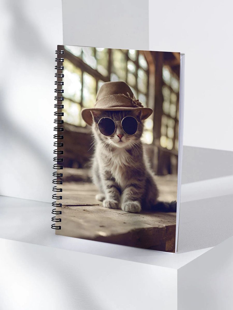 Undercover Kitty Spiral Notebook product image (4)