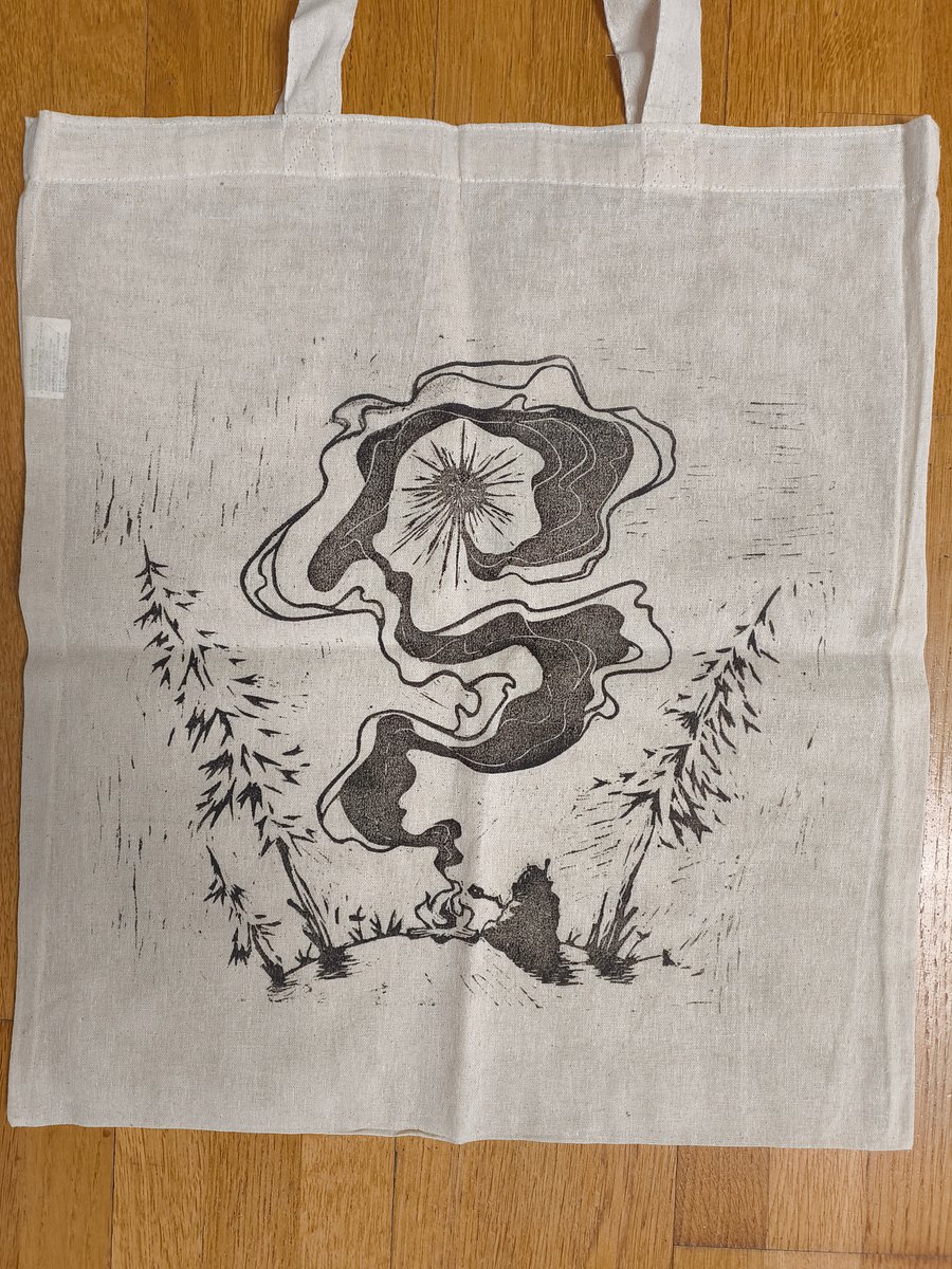 Hand printed tote bag (outer wilds) product image (1)