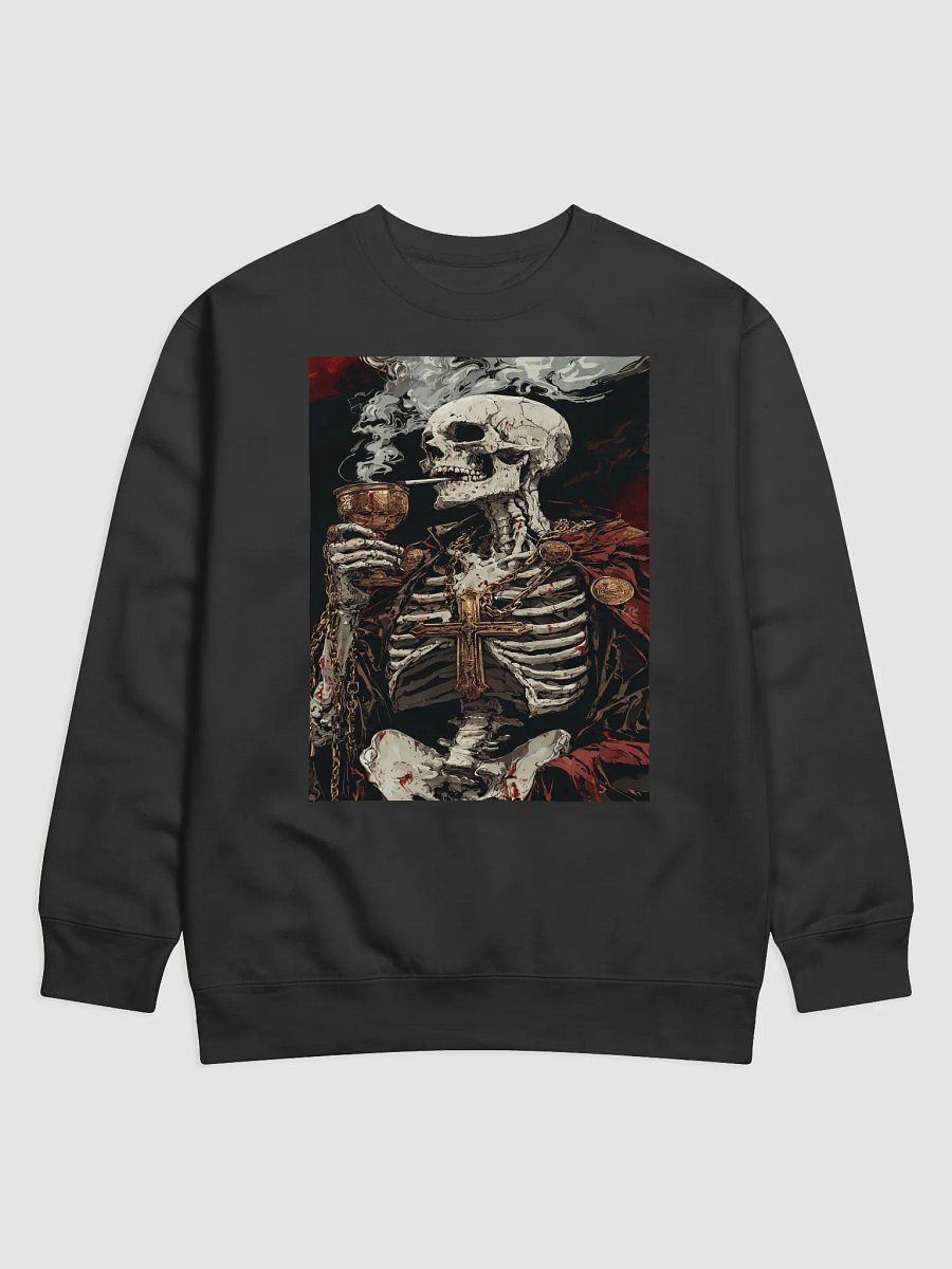 Gothic Skeleton Adorned Sweatshirt product image (1)
