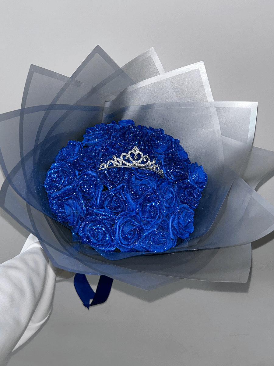 Blue Glitter Bouquet product image (5)