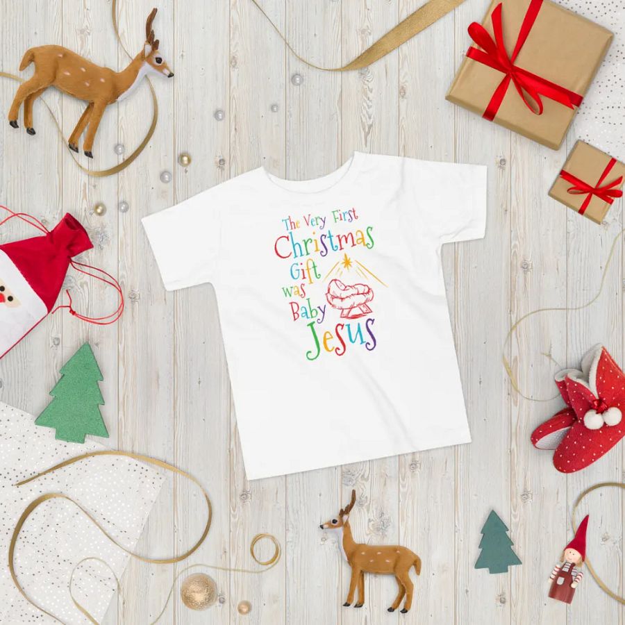 The Very First Christmas Gift Toddler T-Shirt product image (4)