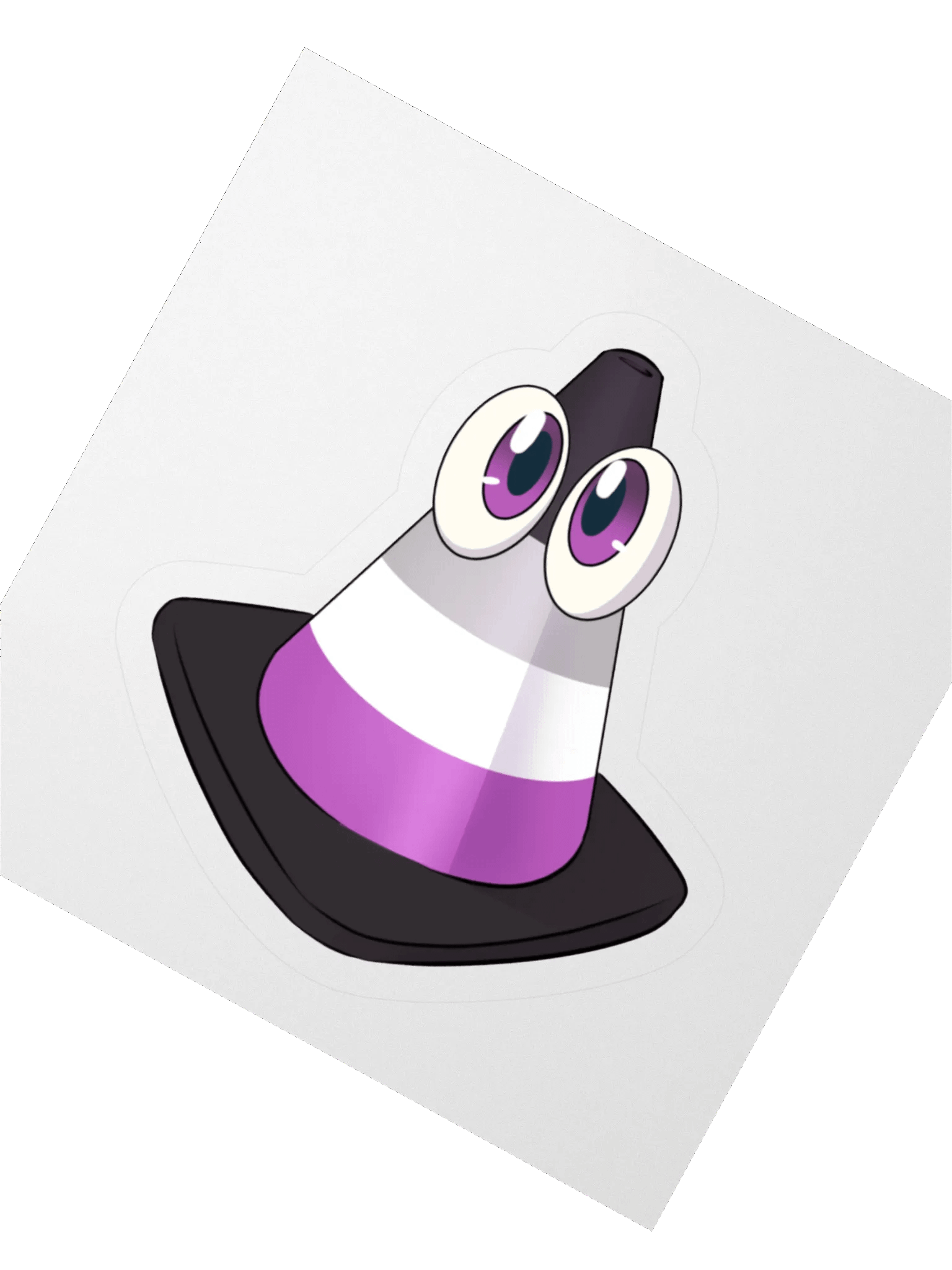 Pride Cone Sticker - Ace product image (2)