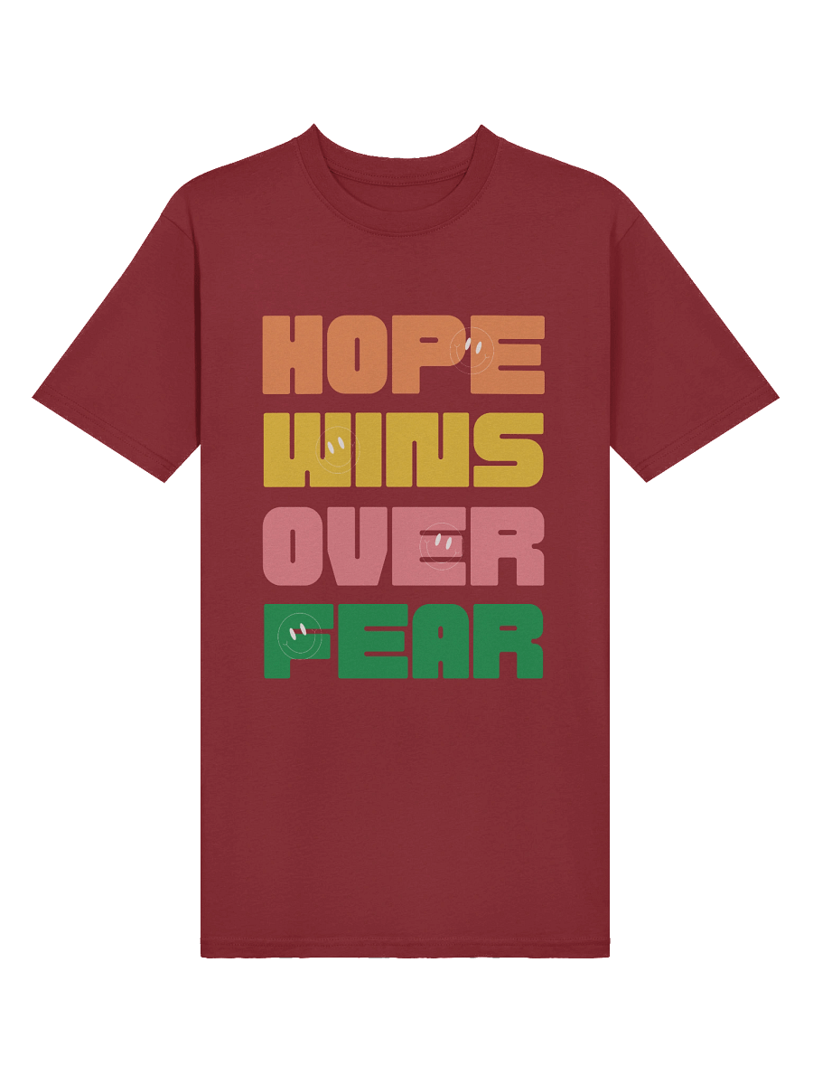 Hope Wins Over Fear Graphic Tee | Inspirational Streetwear by Folcsyne product image (17)
