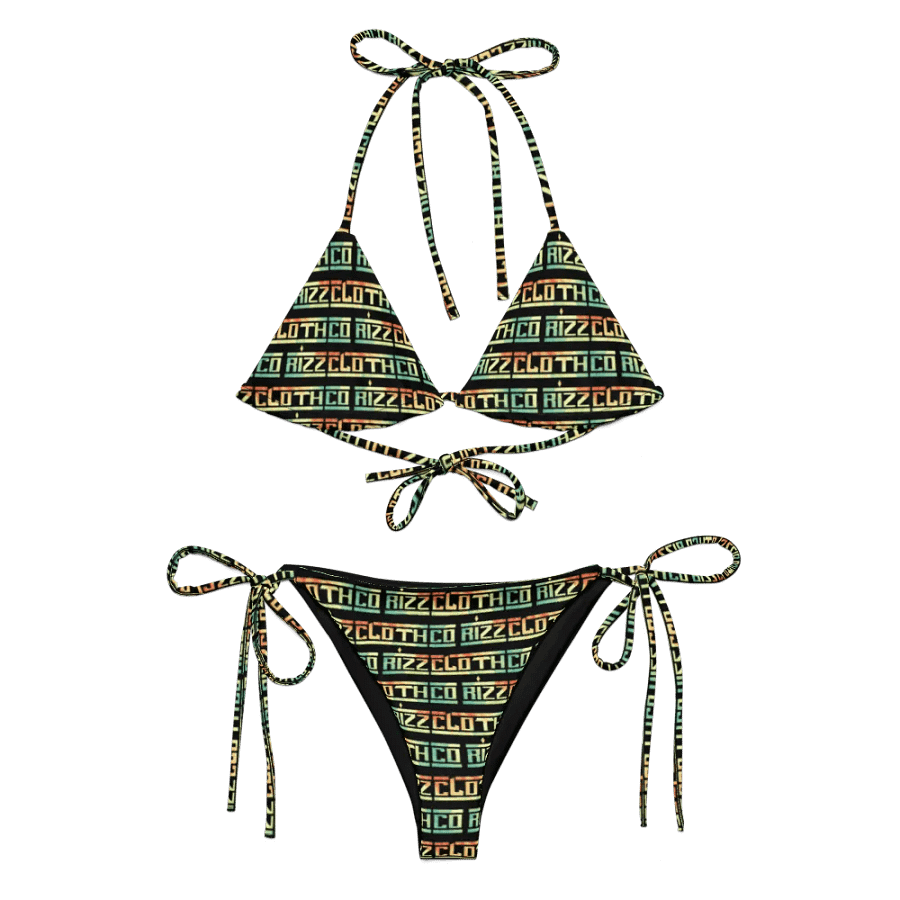 Rizz Cloth Co String Bikini Rasta Dark product image (5)