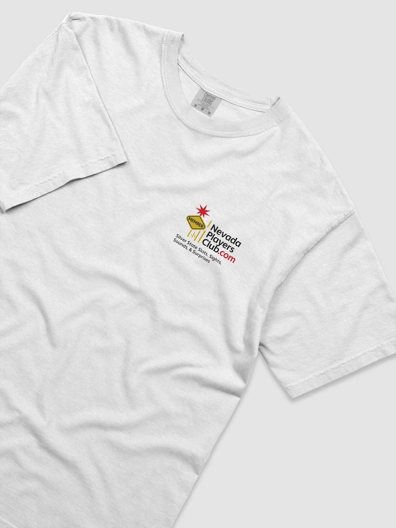 White Nevada Players Club Member T-Shirt product image (5)