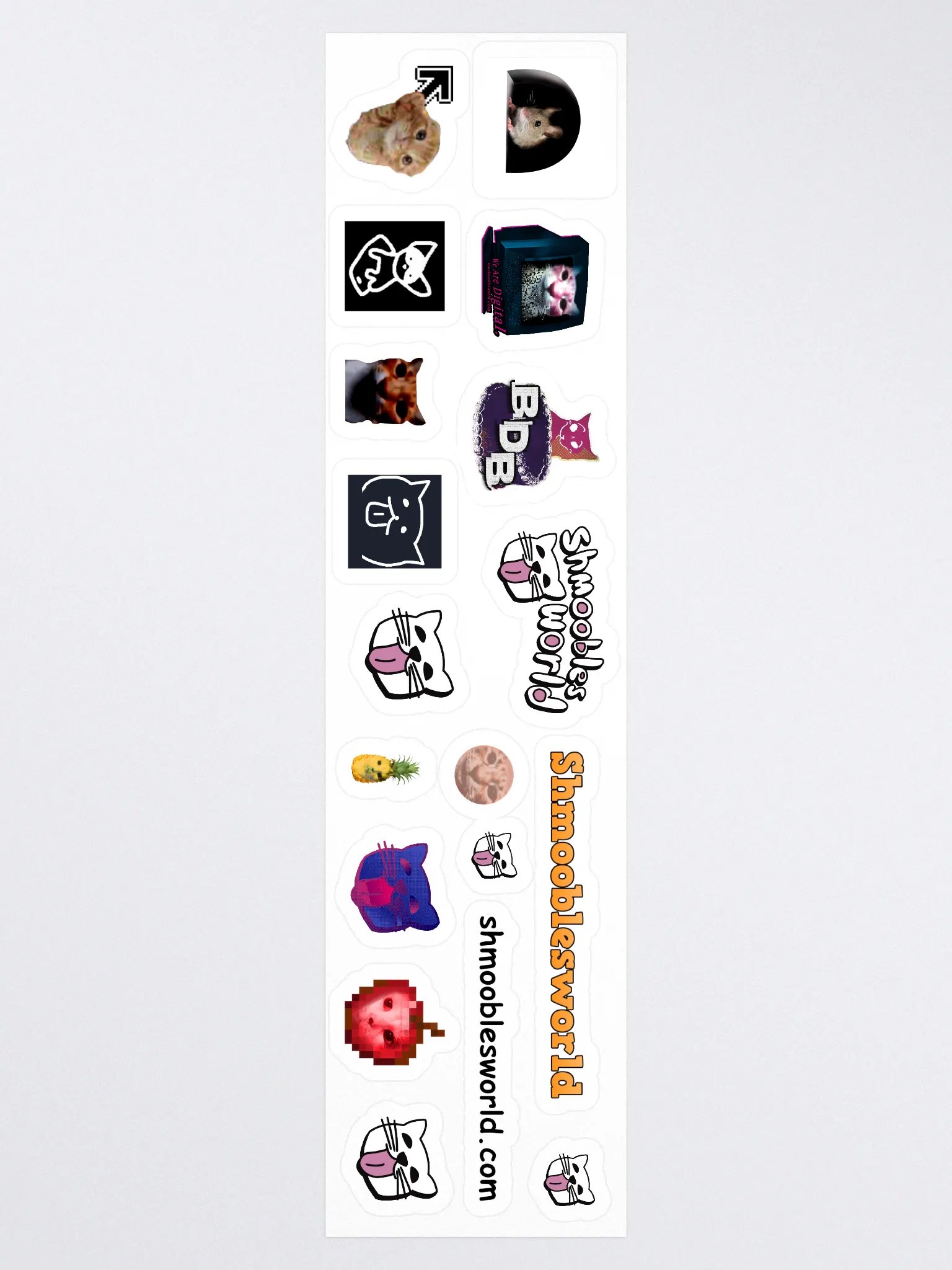 Shmooblesworld 2.0 Sticker Sheet product image (2)