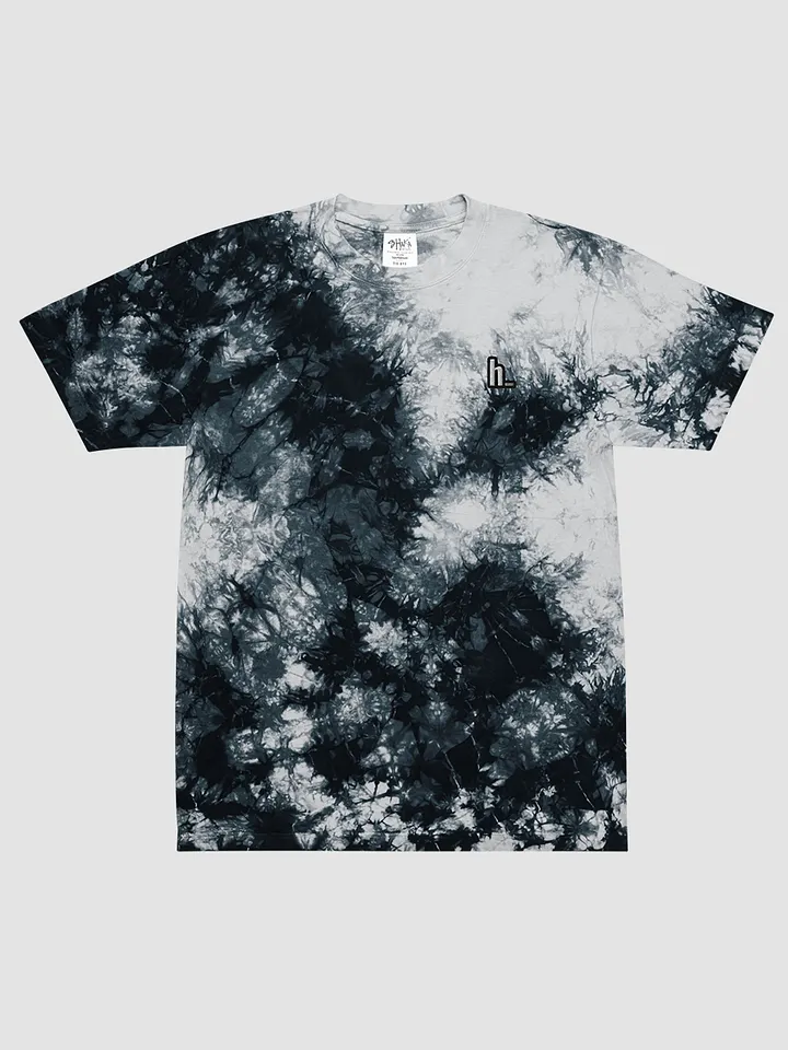 holesome Oversized Tie Dye Shirt (Black) product image (1)