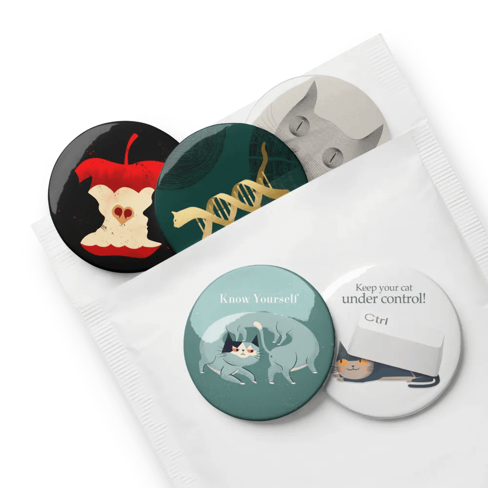 Pin Buttons Collection 4 (5 pcs) product image (4)