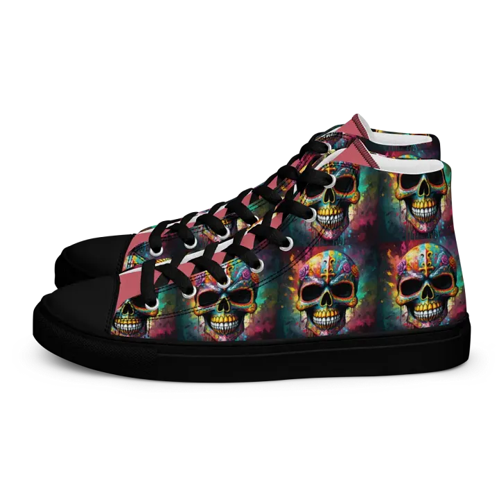 Fiesta Skull Men's High Tops product image (1)