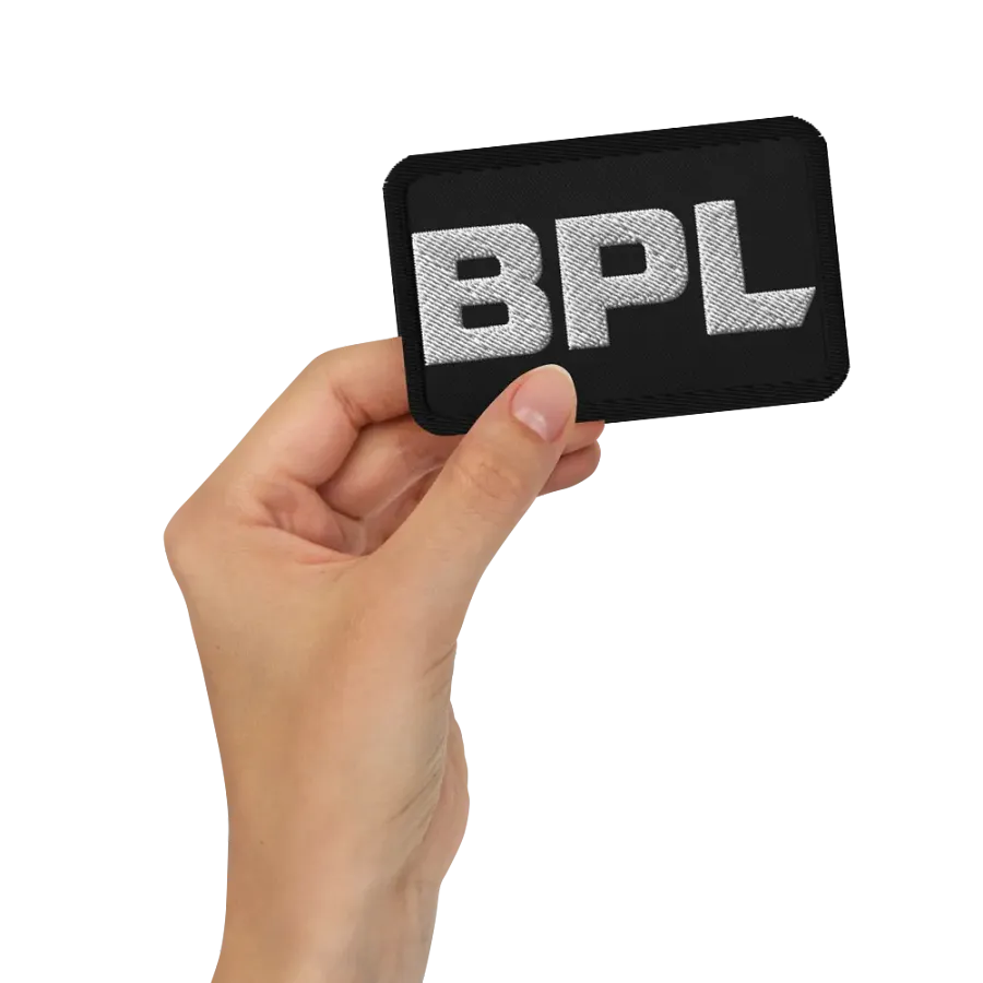 BPL Wordmark Embroidered Patch product image (2)