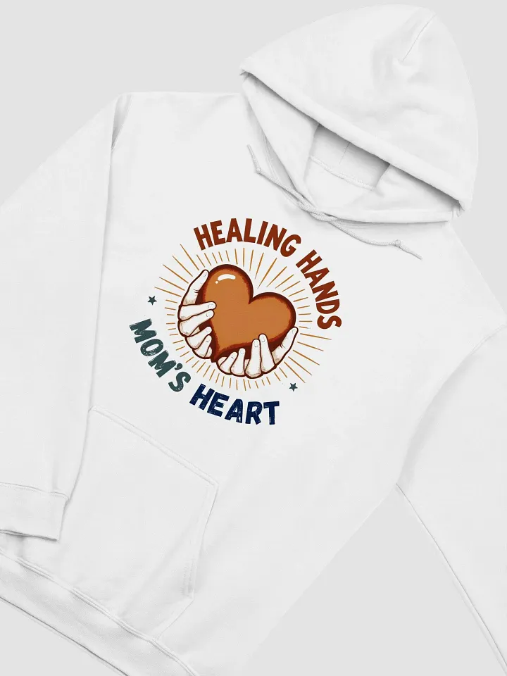 mom, Healing Hands, Orange Heart Hoodie product image (18)