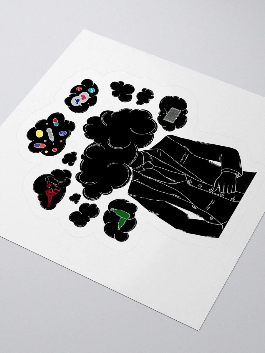 Head in the clouds Kiss Cut Stickers product image (3)