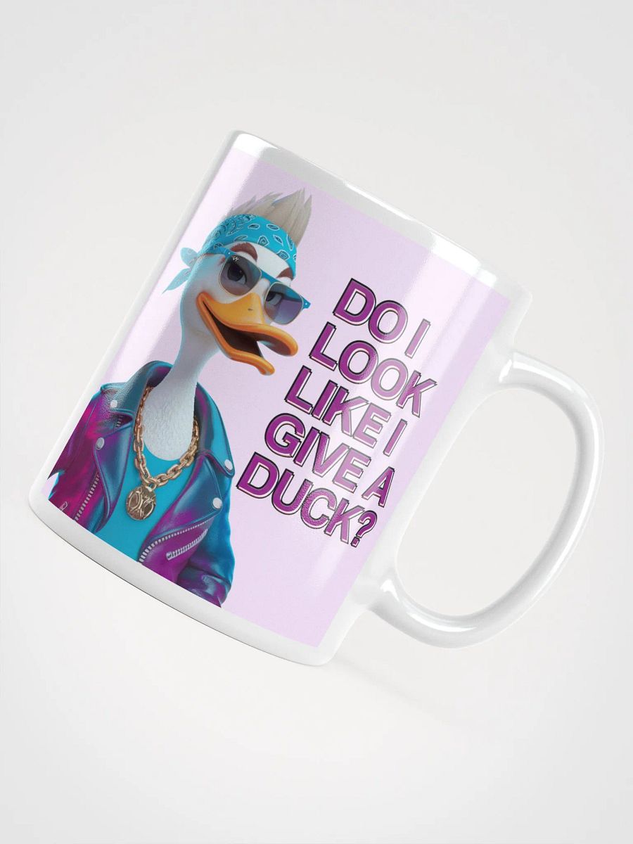 Duck Attitude #Statement Glossy Glossy Mug - White product image (4)