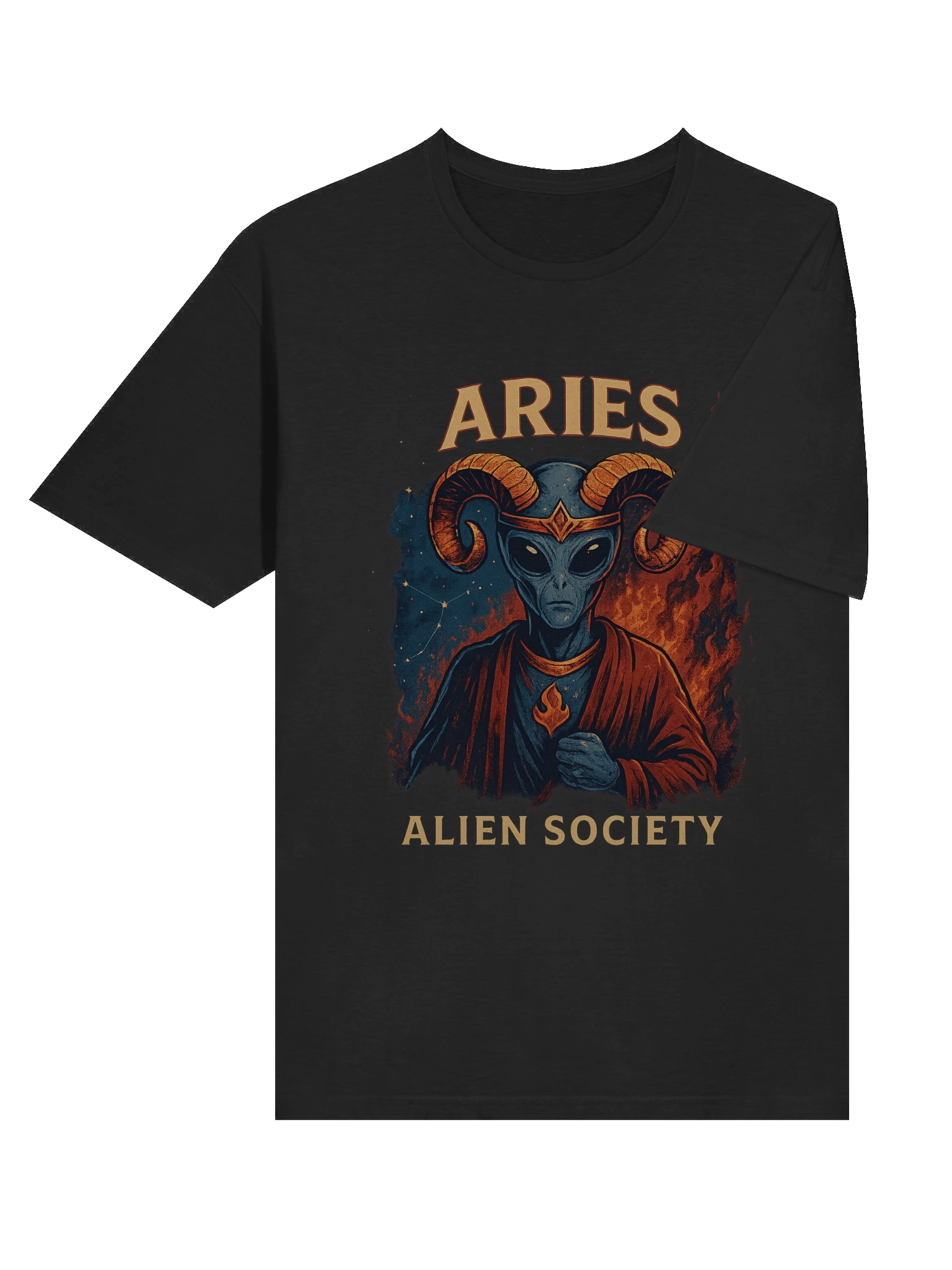 Cosmic Aries Robed Alien T-Shirt product image (26)