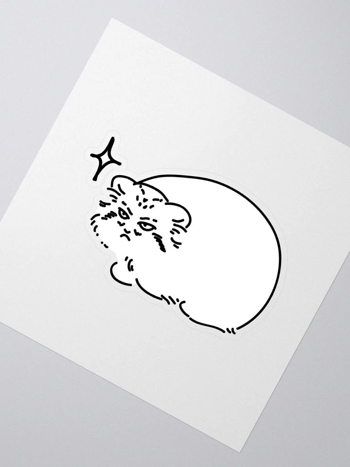 Grumpy Manul - Sticker product image (6)