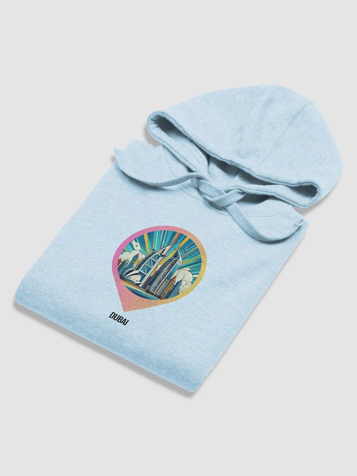 Cotton Heritage Unisex Premium Hoodie | AI Design Dubai city product image (1)