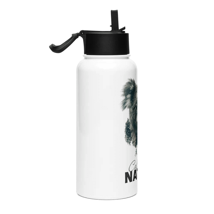 "Calm is my Nature" Koala Forest Stainless Steel Water Bottle product image (2)