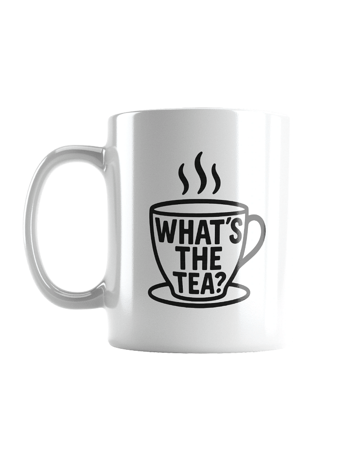 What's The Tea? Mug - White product image (1)